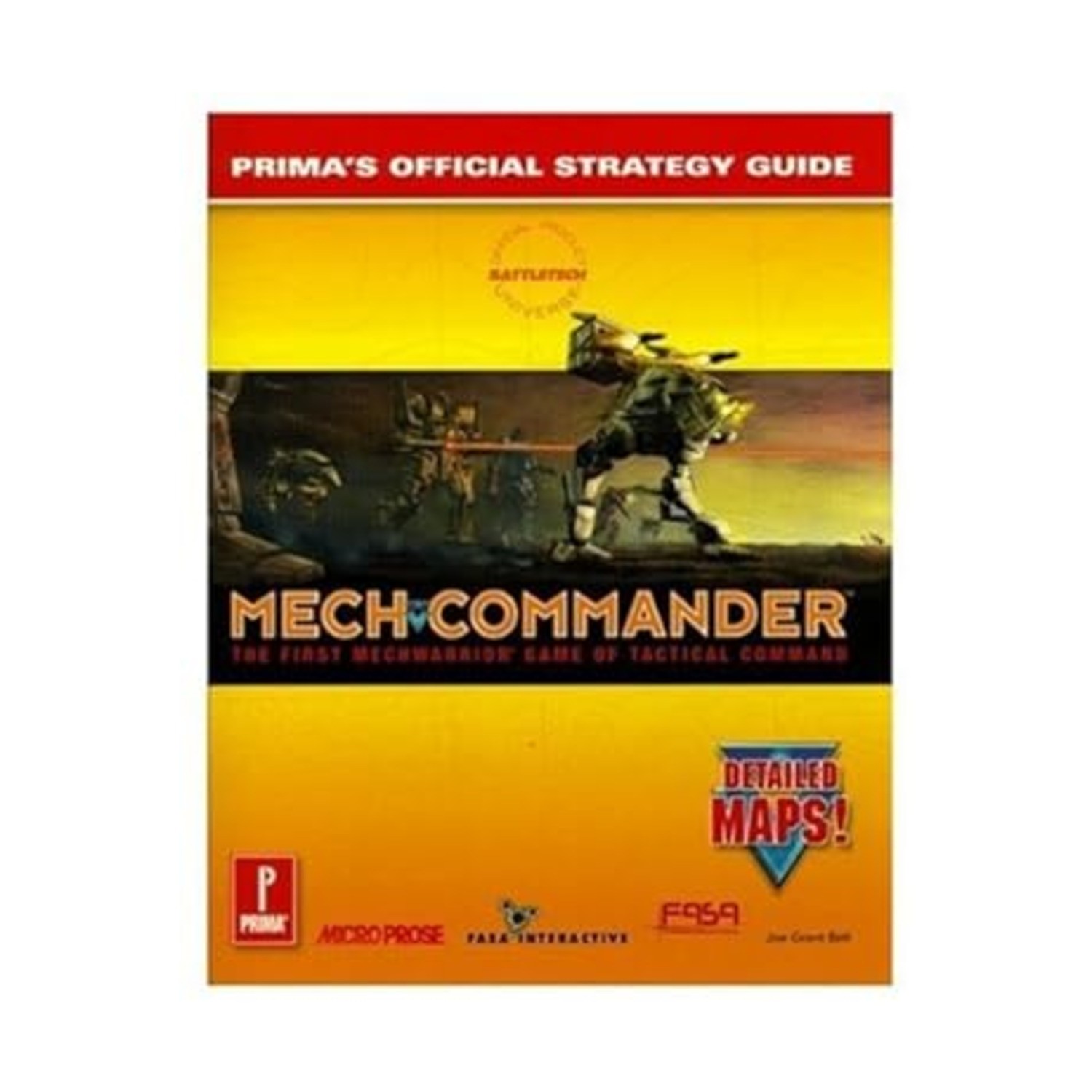 Prima Pub Strategy Guide MechCommander - Official Strategy Guide VG+