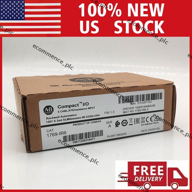 New Factory Sealed AB 1769-IR6 SER A CompactLogix Input Module RTD 1769IR6