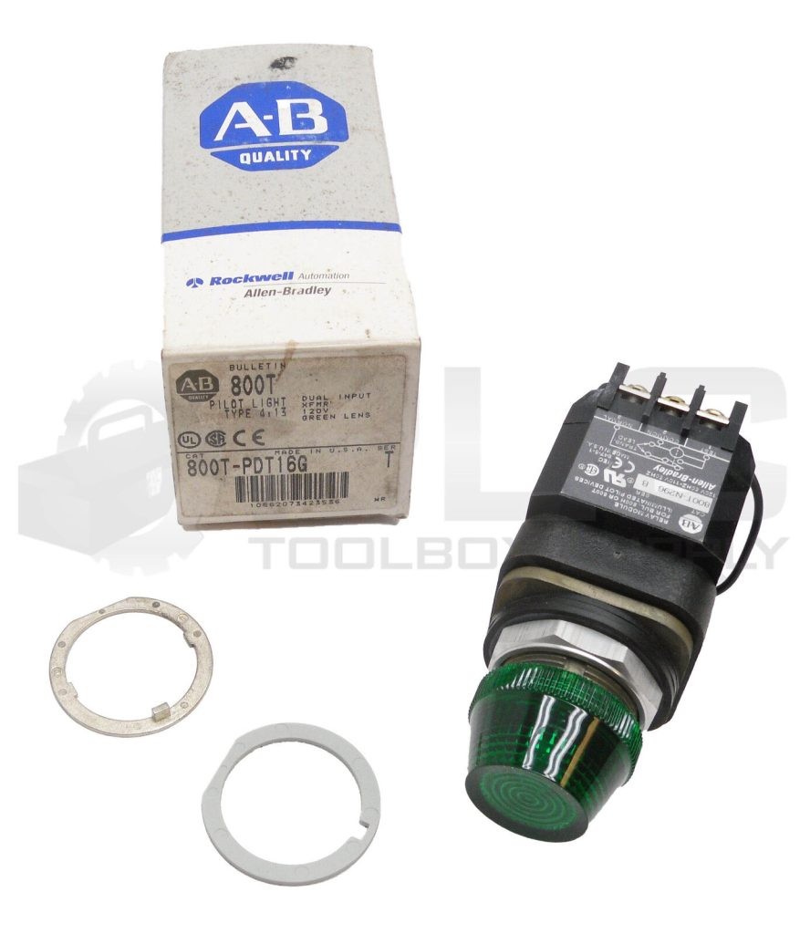 NEW ALLEN BRADLEY 800T-PDT16G /T W/ 800T-N296 /B W/ 40171-002-01 800T-PDT16
