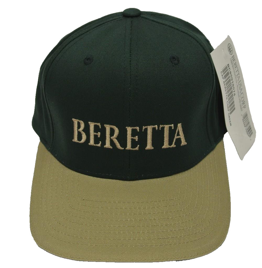BERETTA CAP / HAT Green & Khaki ONE SIZE - BUY 1 GET 1 FREE - NWT