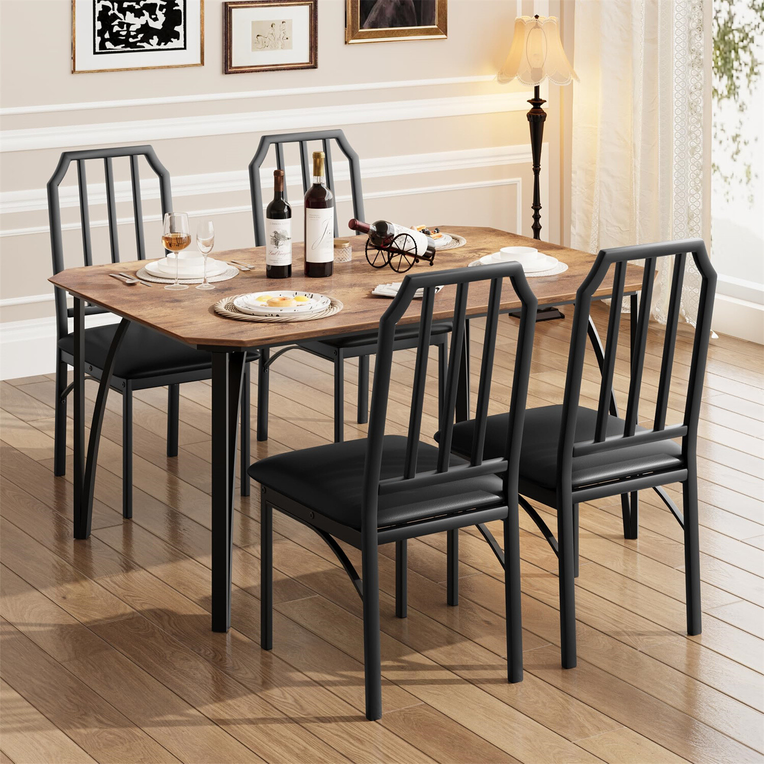 ✅Dining Room Table Set for 2/4 Kitchen Table and Chairs for Kitchen Dining Room