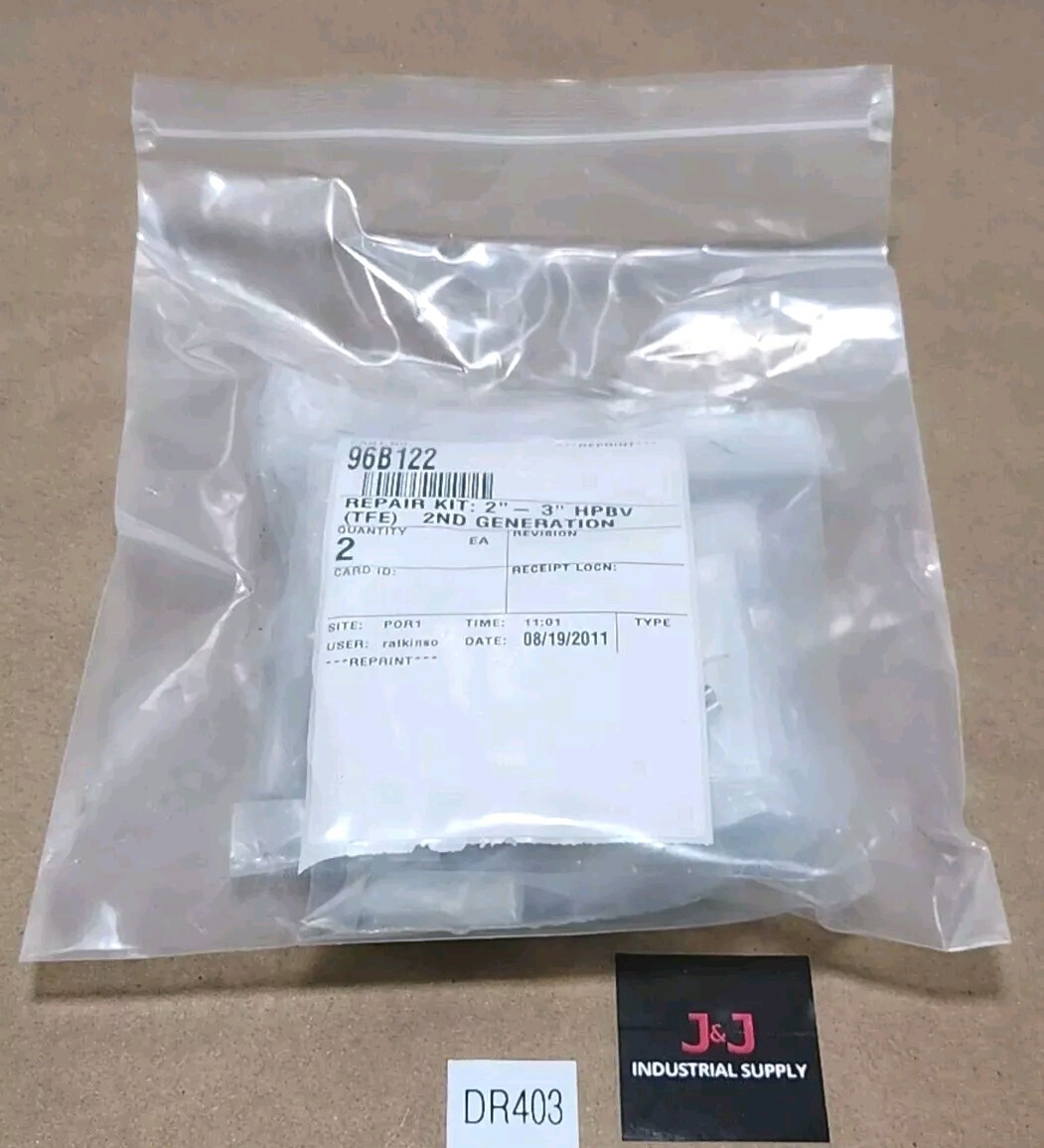 *NEW SURPLUS* [2] Xomox 96B122 Repair Kit 2" To 3" HPBV TFE 2nd Gen + Warranty!