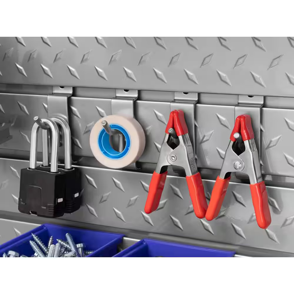 1 In. Slatwall Accessories Single Hooks (6-Pack)