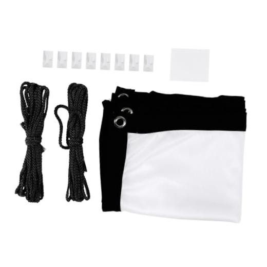 120 inch Projector Screen, 16:9 Foldable Portable Projection Screen, Non
