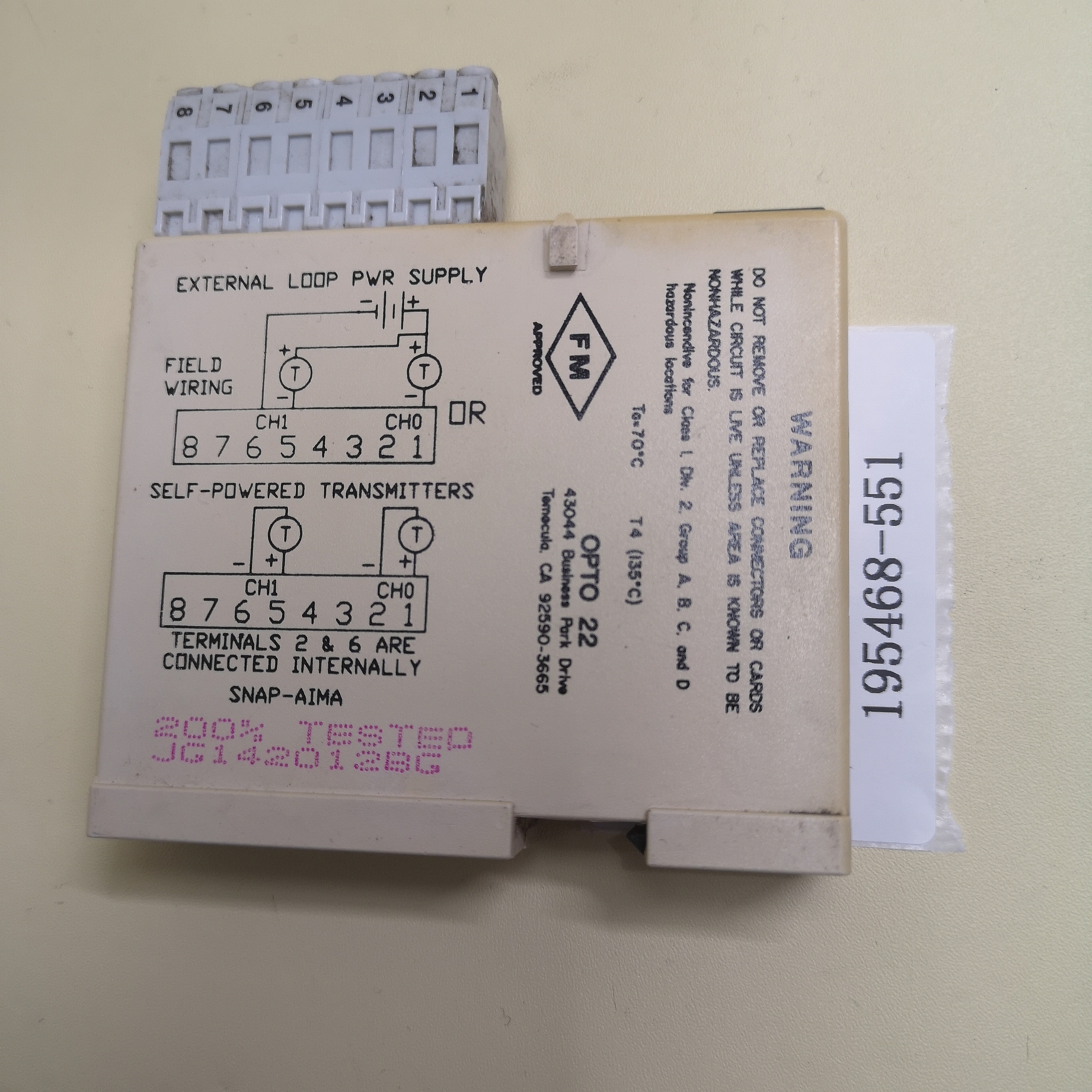 OPTO 22 SNAP-AIMA Module