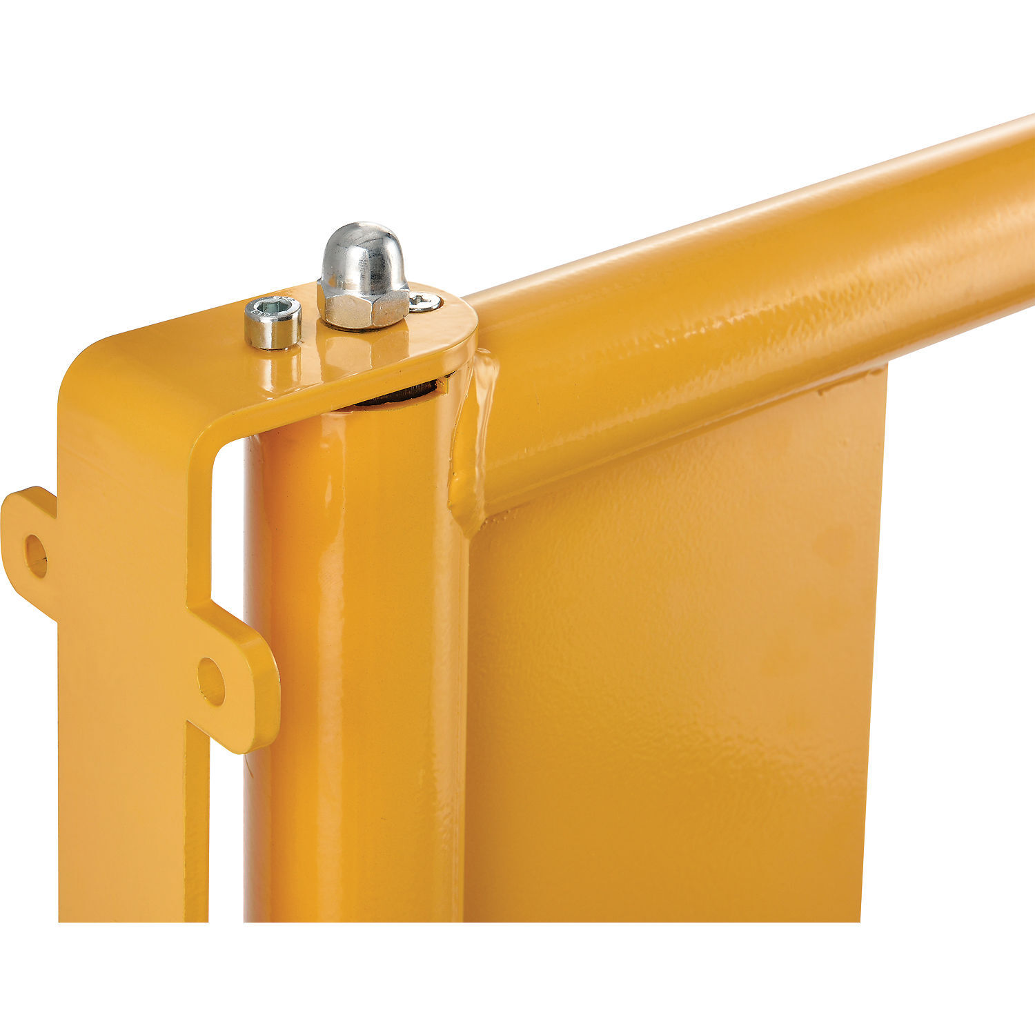 Universal Spring-Loaded Safety Swing Gate 24" to 40" W Opening Yellow