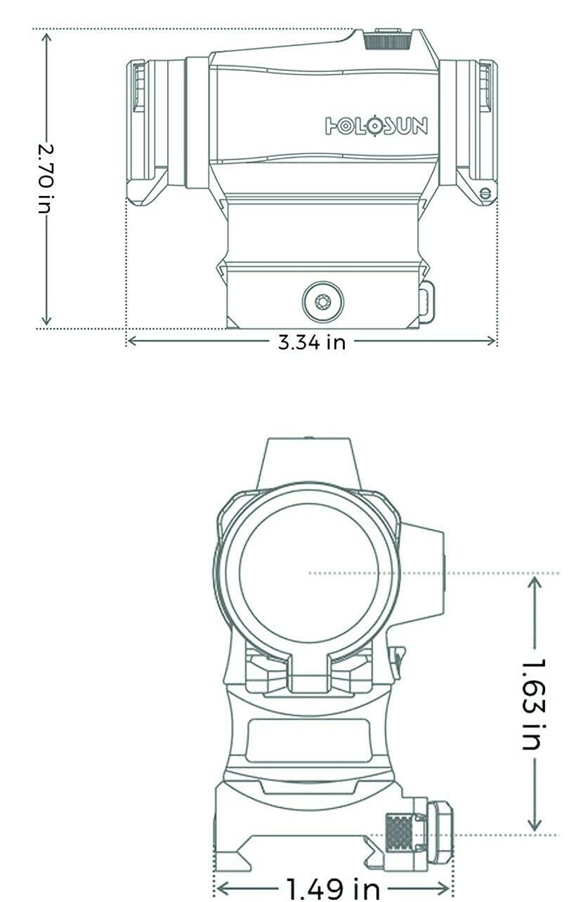 Holosun HS515CM Optical Red Dot Sight