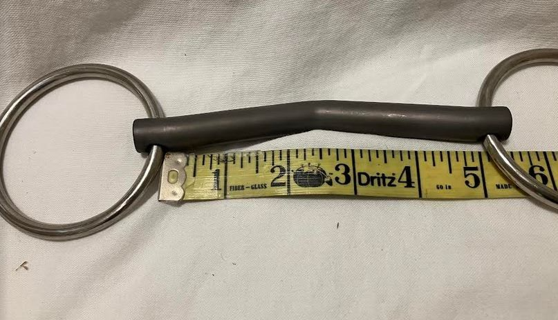 Fager Sally Titanium Loose Ring Snaffle 125mm/5" - New with tag