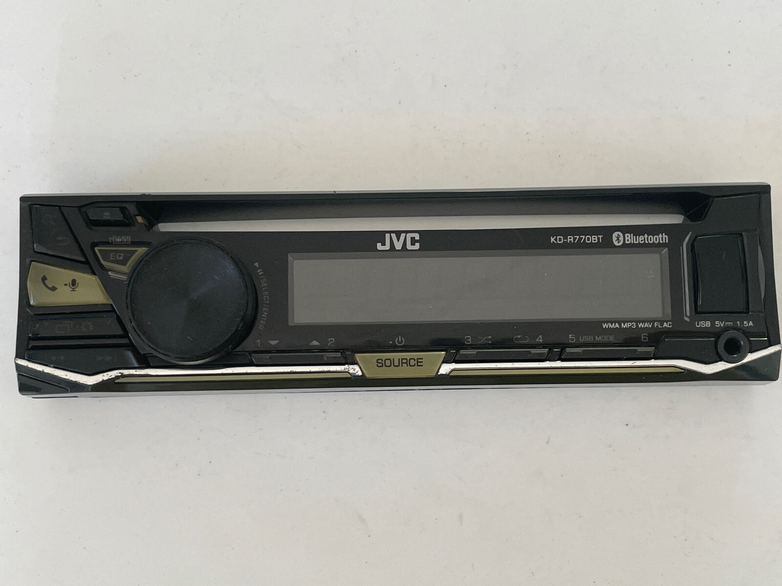 JVC KD-R770BT CAR STEREO ONLY ONLY JVC KD-R770BT FACEPLATE ONLY OEM🟠