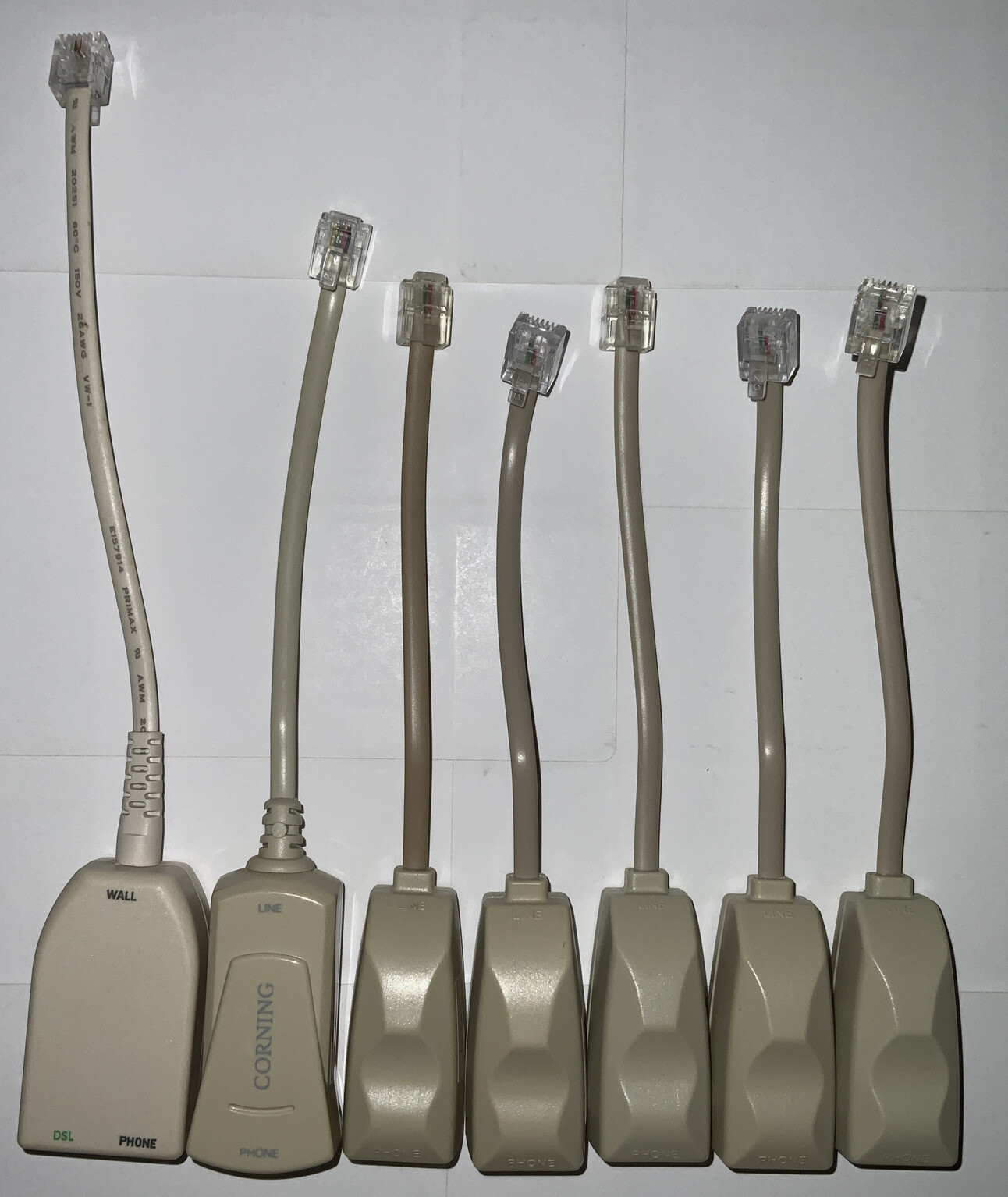 DSL Filter Cable Splitter Lot Of 7