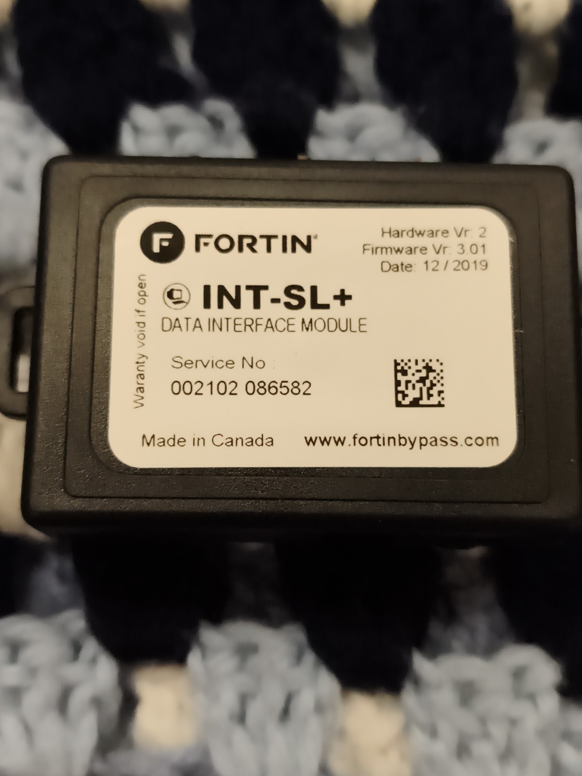 Fortin INT-SL-PL Immobilizer Bypass Door Lock Interface Module Remote Start
