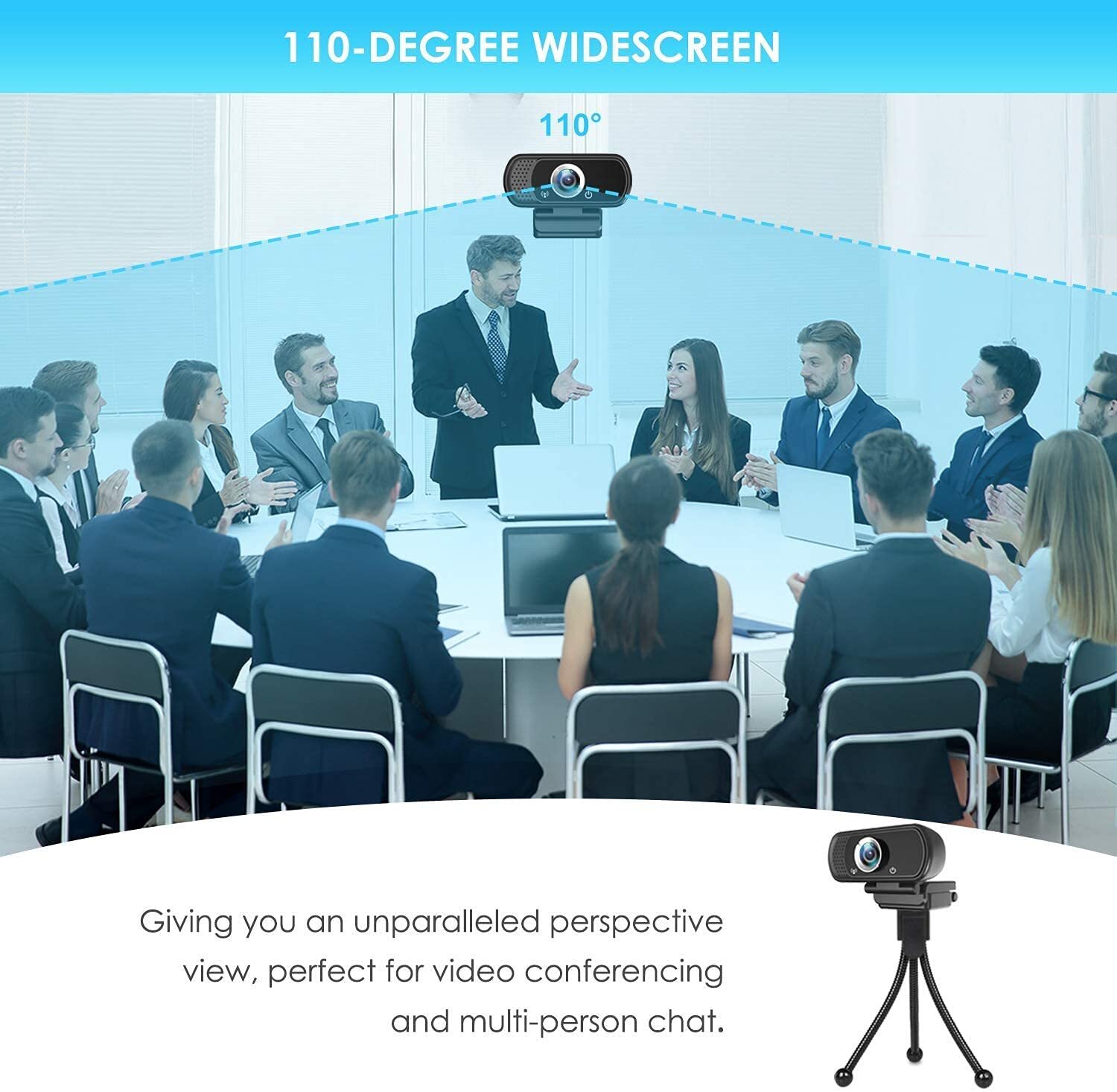 FULL HD Webcam 1080P with Microphone PC Laptop Desktop USB Webcams Pro Streaming