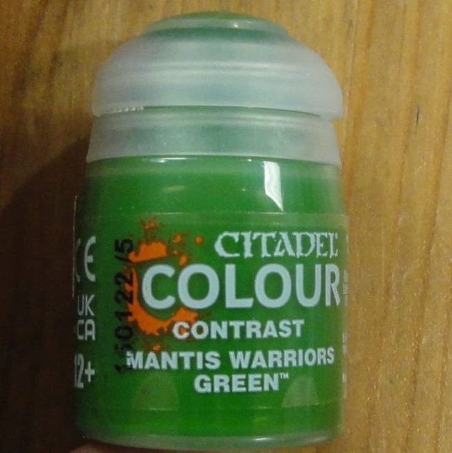 Citadel Contrast Miniatures Paint Mantis Warriors Green GAW29-47