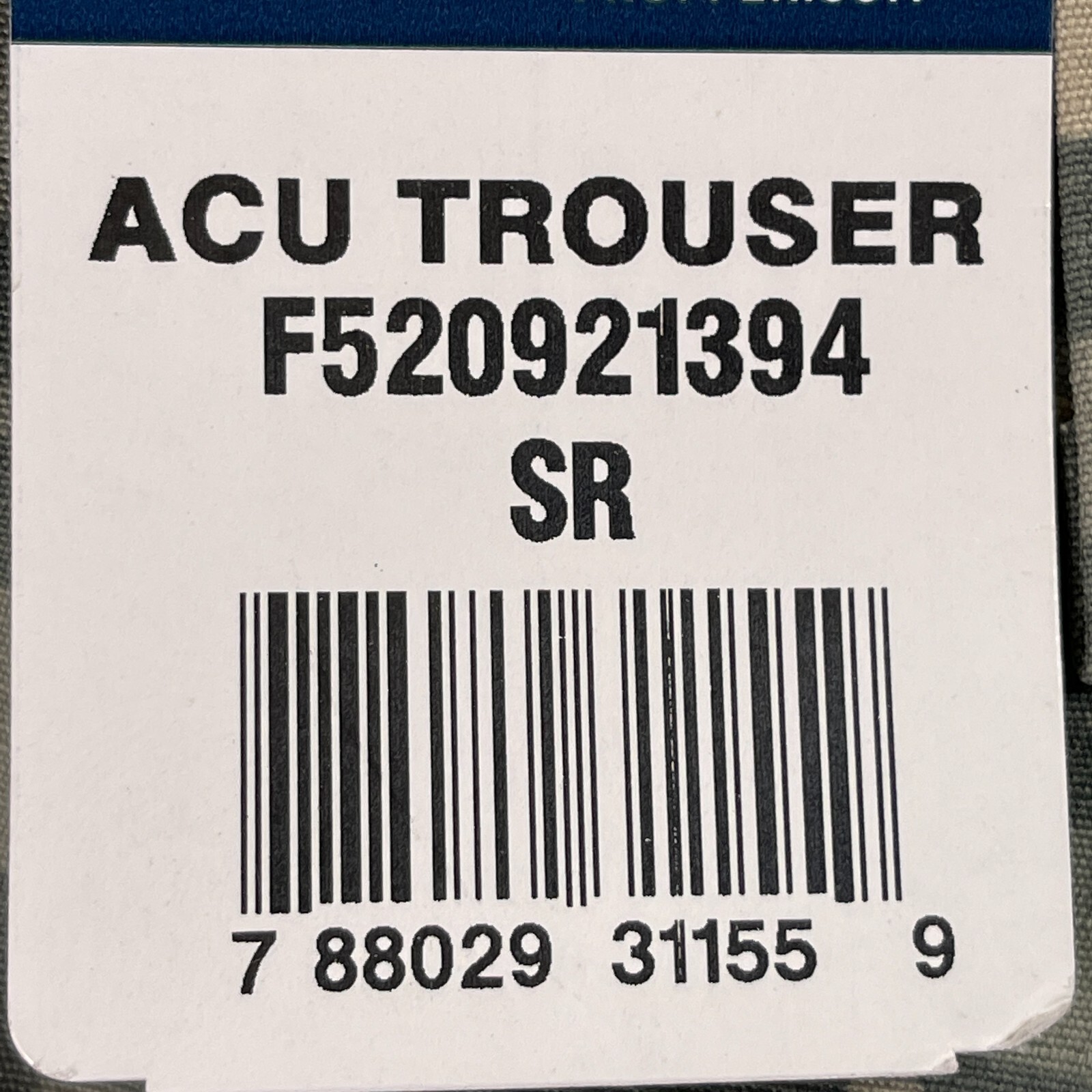 NEW BDU Propper Pants - ACU Digital Camo - Small Regular