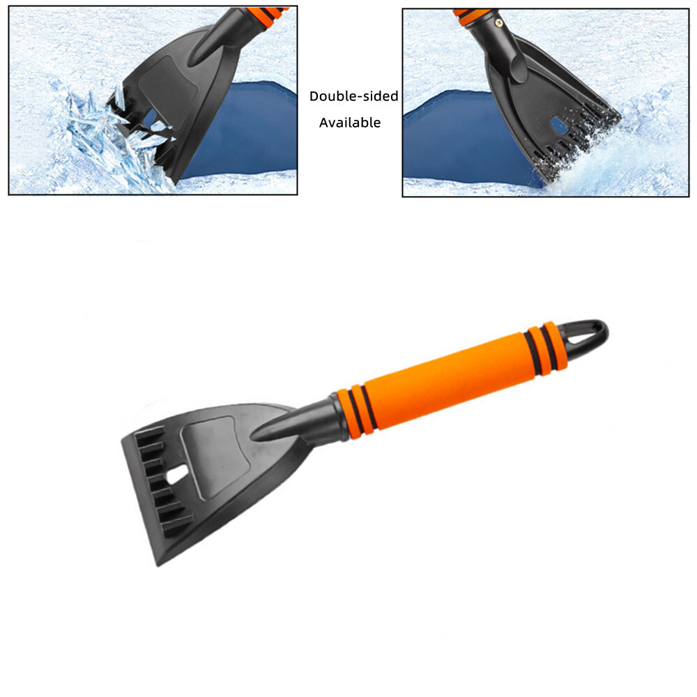 1PC Car Auto SUV Truck Orange Snow Winter Brush Squeegee & Ice Scraper & Shovel