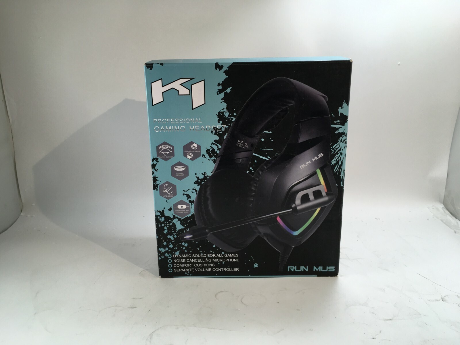 RunMus K1 high performance professional Gaming Headset