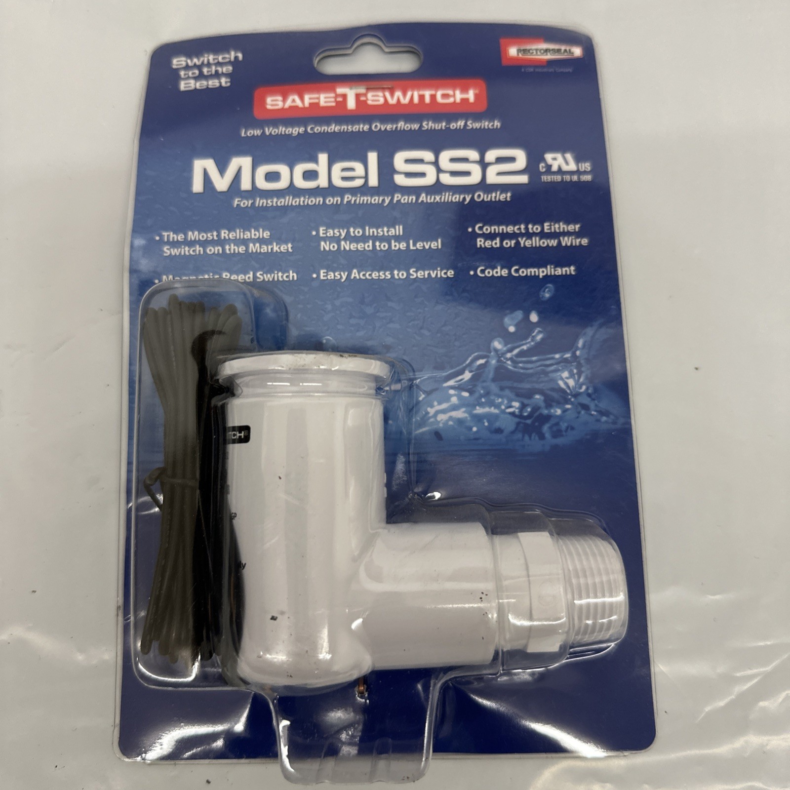 SAFE-T-SWITCH MODEL SS2 Condensate Overflow Shut Off Switch