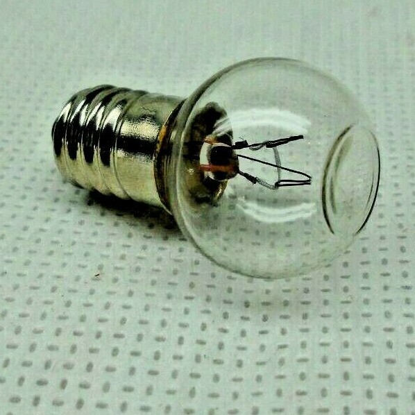 ONE 461 AMERICAN FLYER/MARX REPLACEMENT DIMPLE LIGHT BULB FOR REVOLVING BEACON