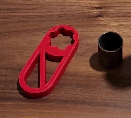 Piston Spring/Spacer Swapping Wrench for Rear Cap for Obsidian 9/45