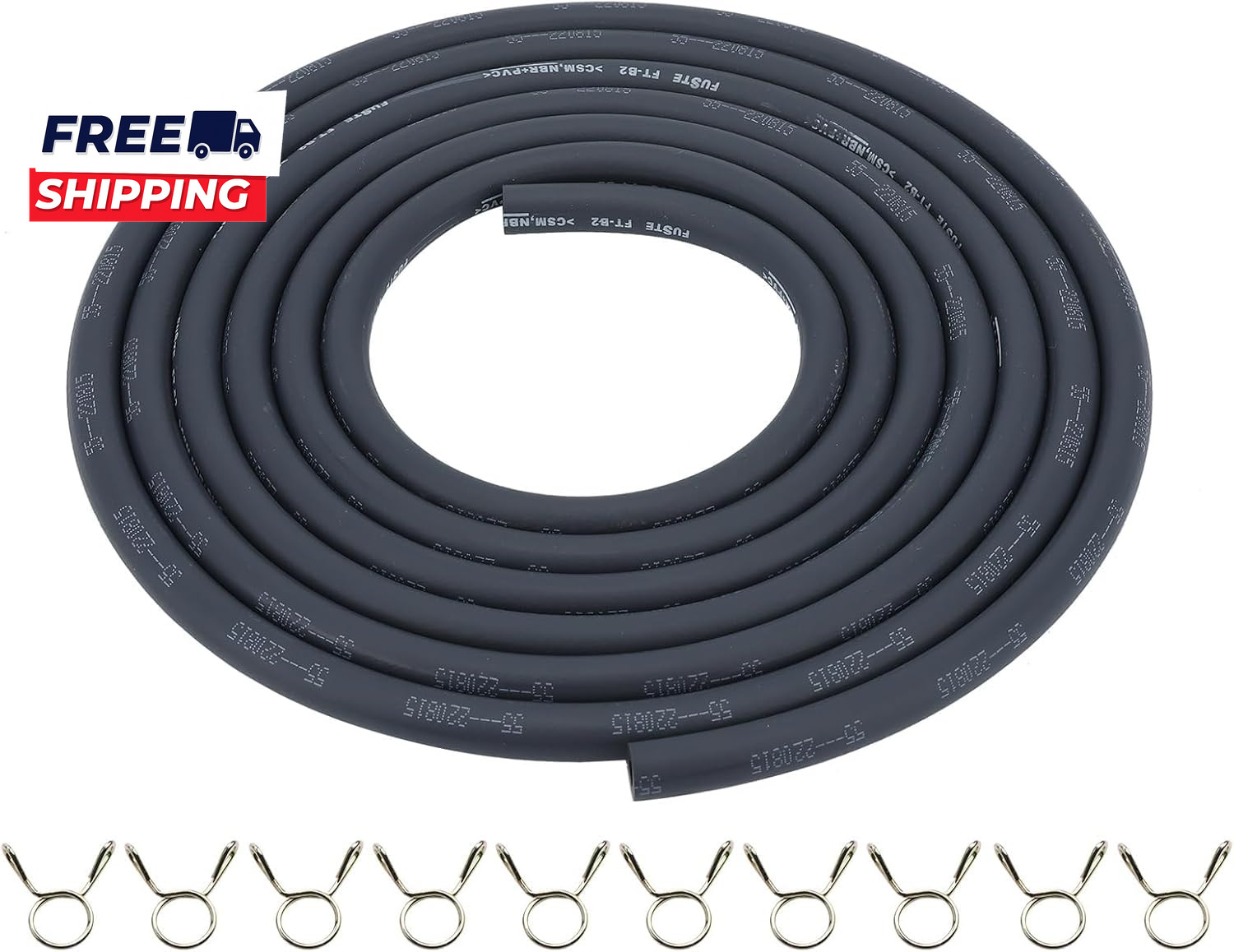 5.5Mm Fuel Line 1/5 Inch Gas Tube Fuel Hose 5 Feet for ATV Quad Pit Dirt Bike