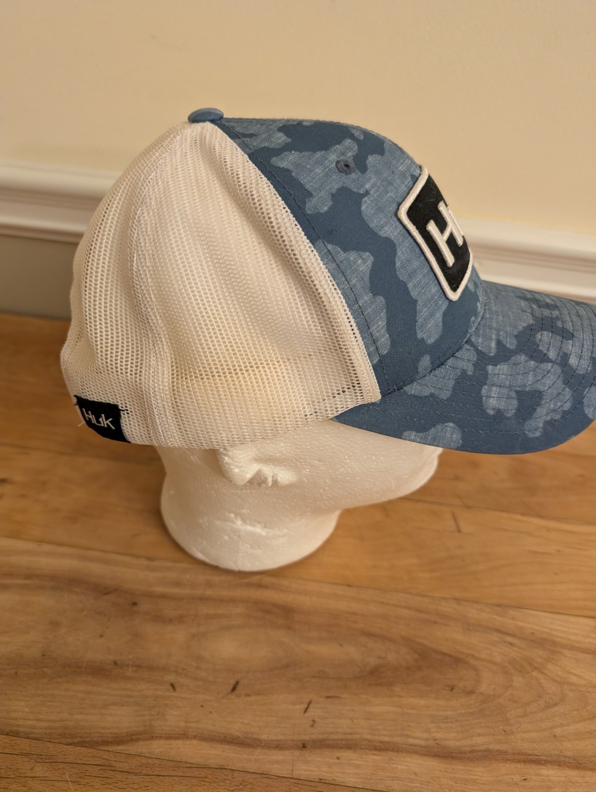 Huk Running Lakes Snapback Trucker Hat Blue