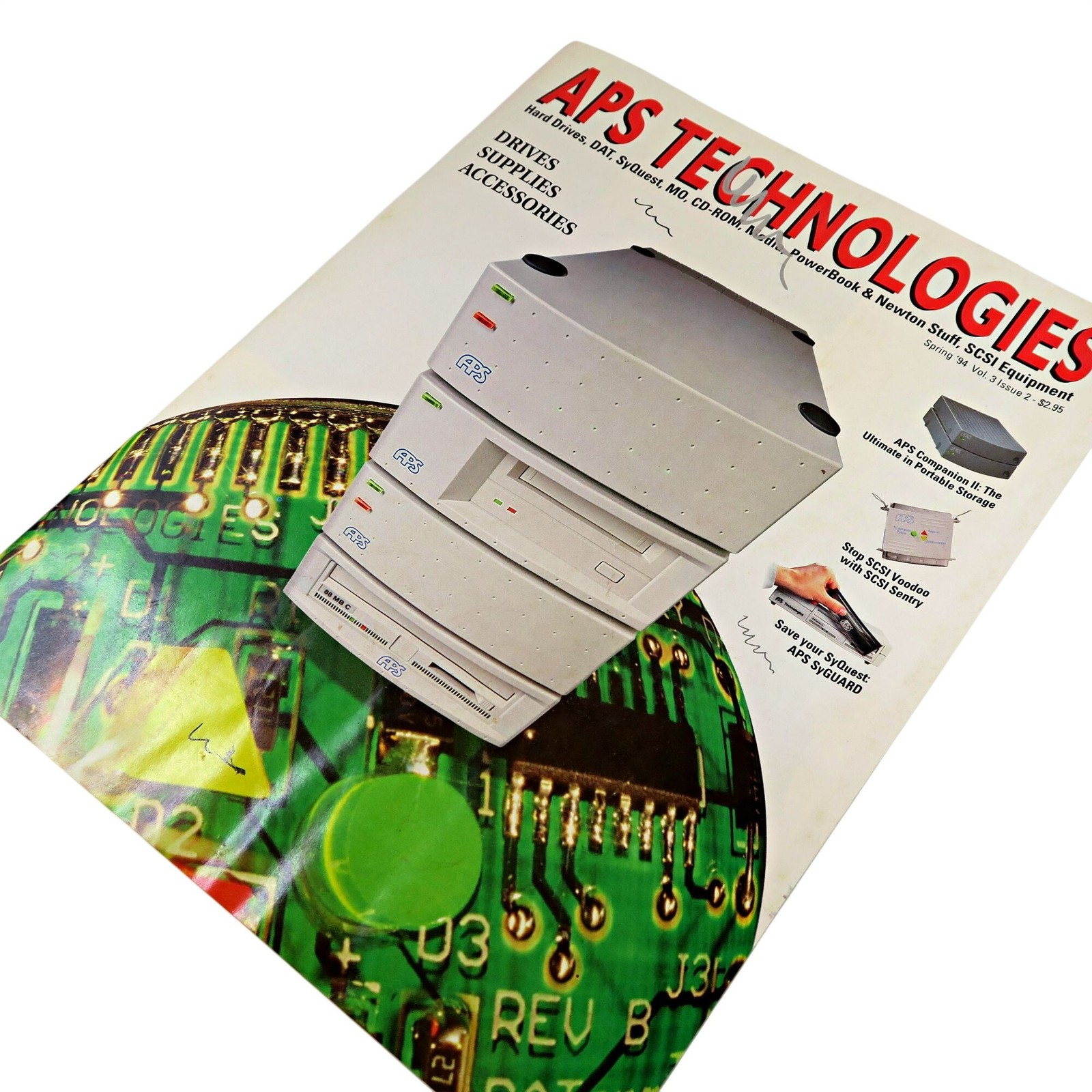 APS Technologies Catalog, Spring 1994 - SCSI, SyQuest, MO & PowerBook Gear