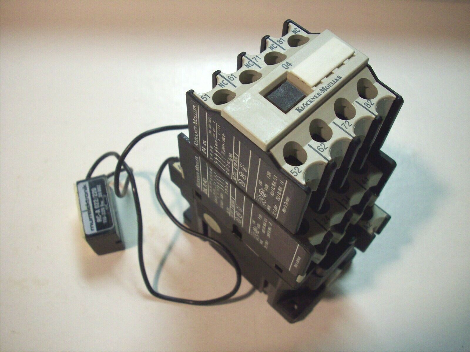 DIL R 40 Klockner Moeller 115V coil Starter w/ Contactor 04 DIL and suppressor