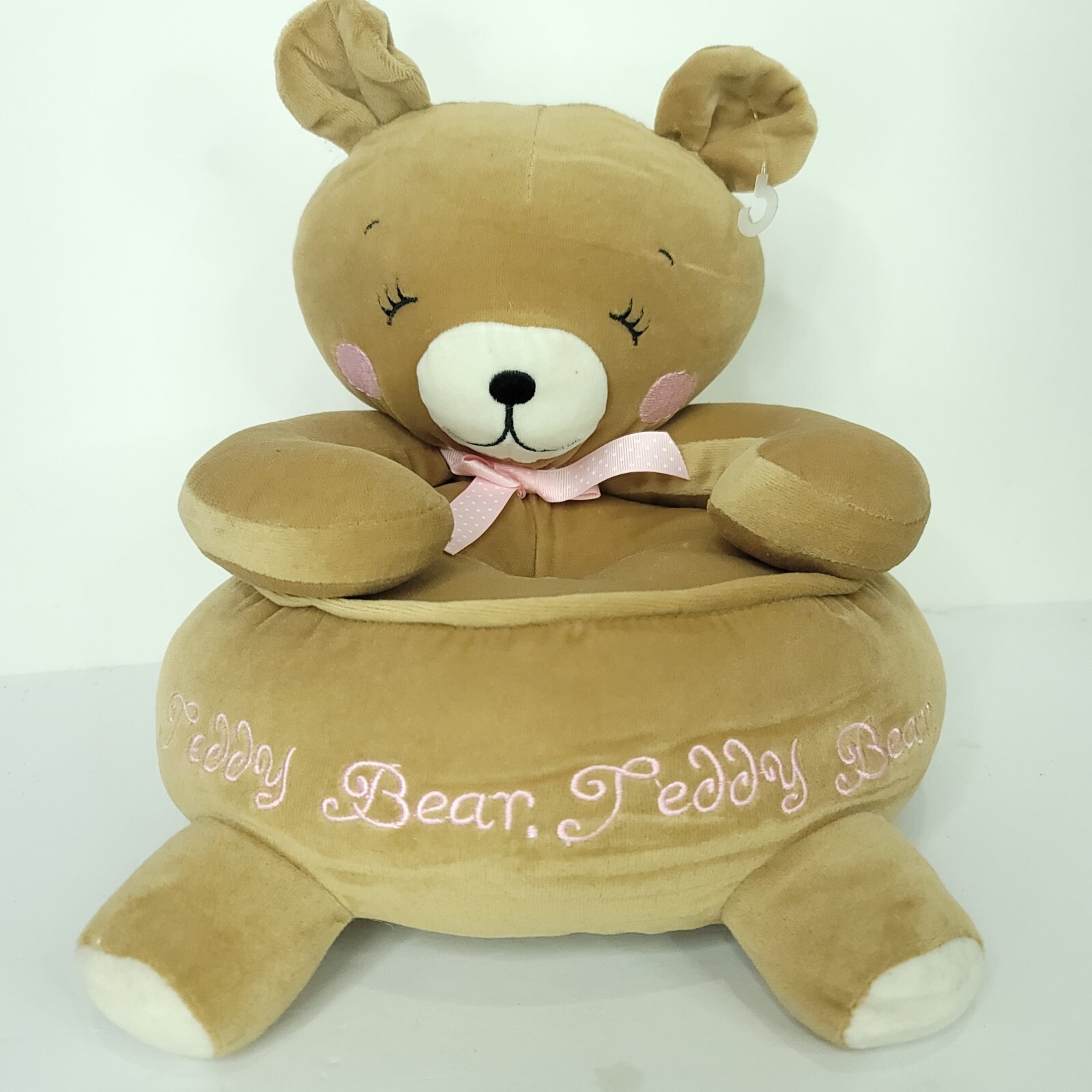 Teddy Bear Design Sofa Comfy Soft Cuddle Chair for Dolls Plush Stuffed 11"