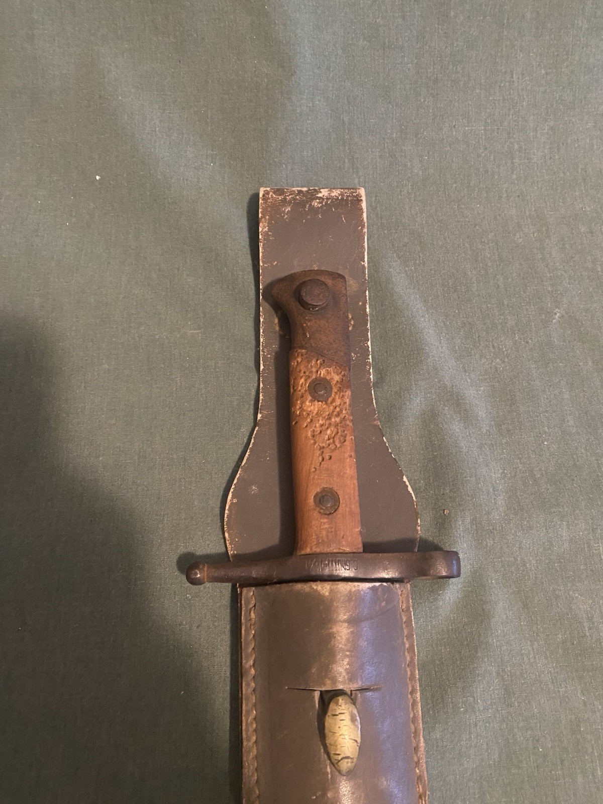 Vintage Original WW2 Italian Bayonet 1941