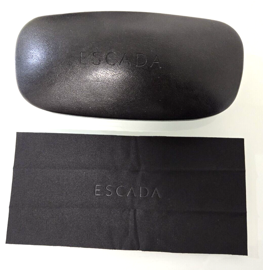 BRAND NEW!! AUTHENTIC ESCADA Hard Eyeglasses Case with Cloth!