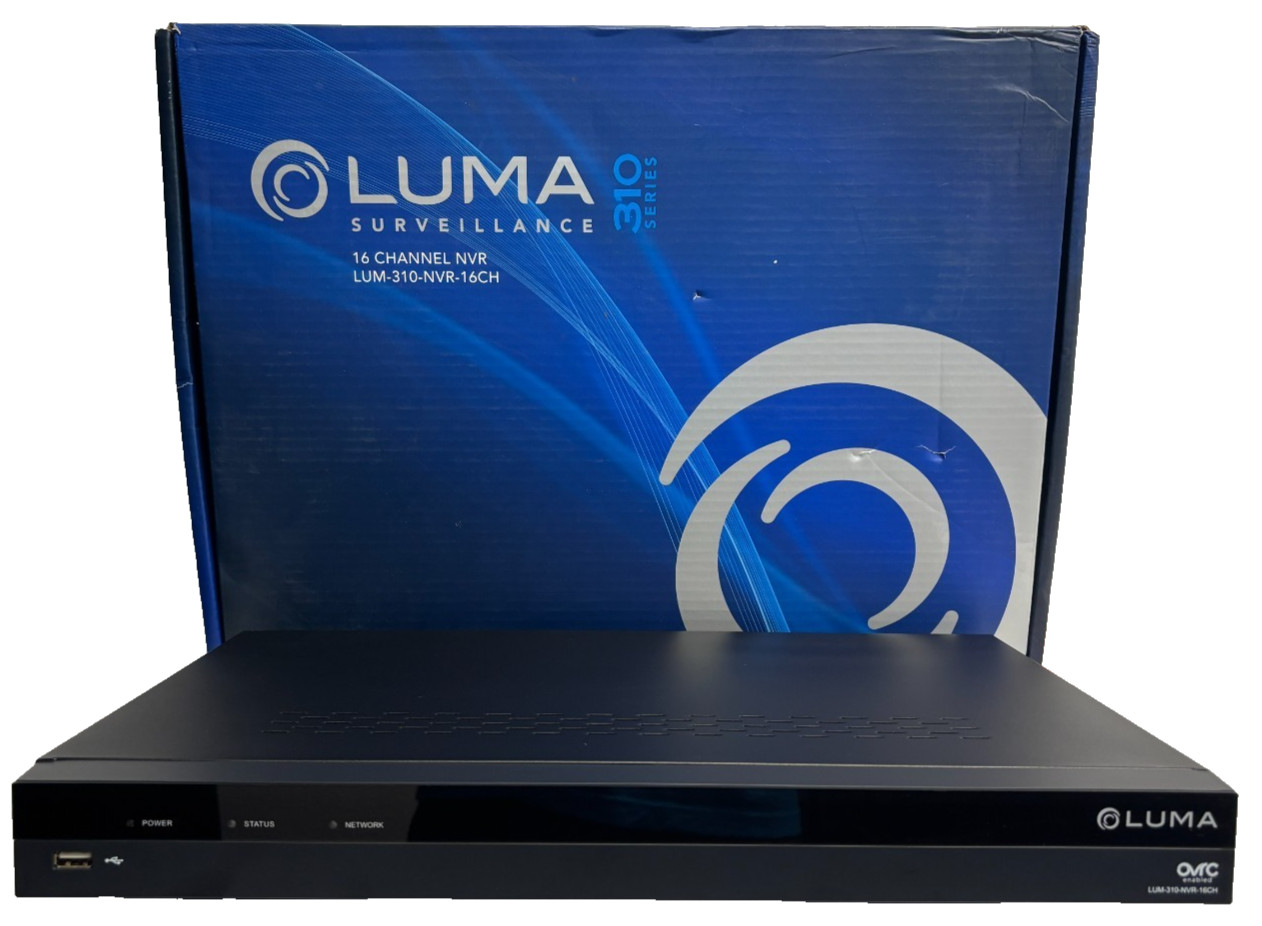 Luma LUM-310-NVR-16CH, 16-Channel Security Network Video Recorder - No HDD
