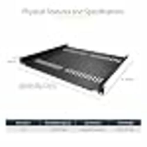 2-Pack 1U Rack Shelf, Vented