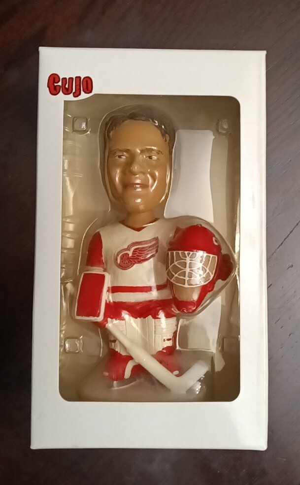 Curtis Joseph #31 Cujo Hockeytown Detroit Red Wings 8" Bobblehead NEW Fast Ship