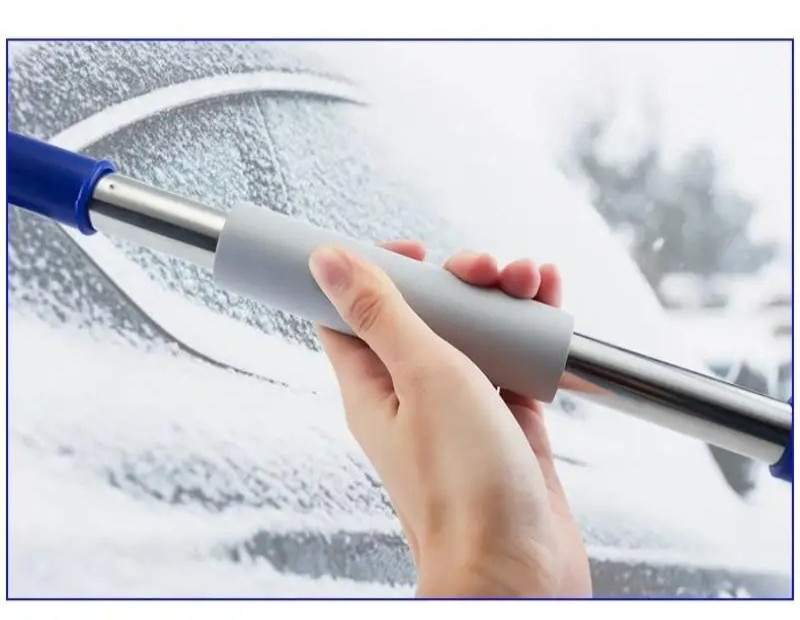 Car Snow Brush Ice Scraper Paint Safe Winter Auto Tool For Windshield Cleaning