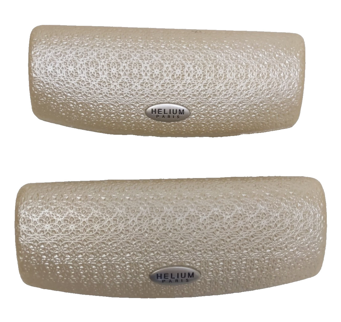 NEW (2) HELIUM Paris Sunglasses Eyeglasses Clam Shell Ivory