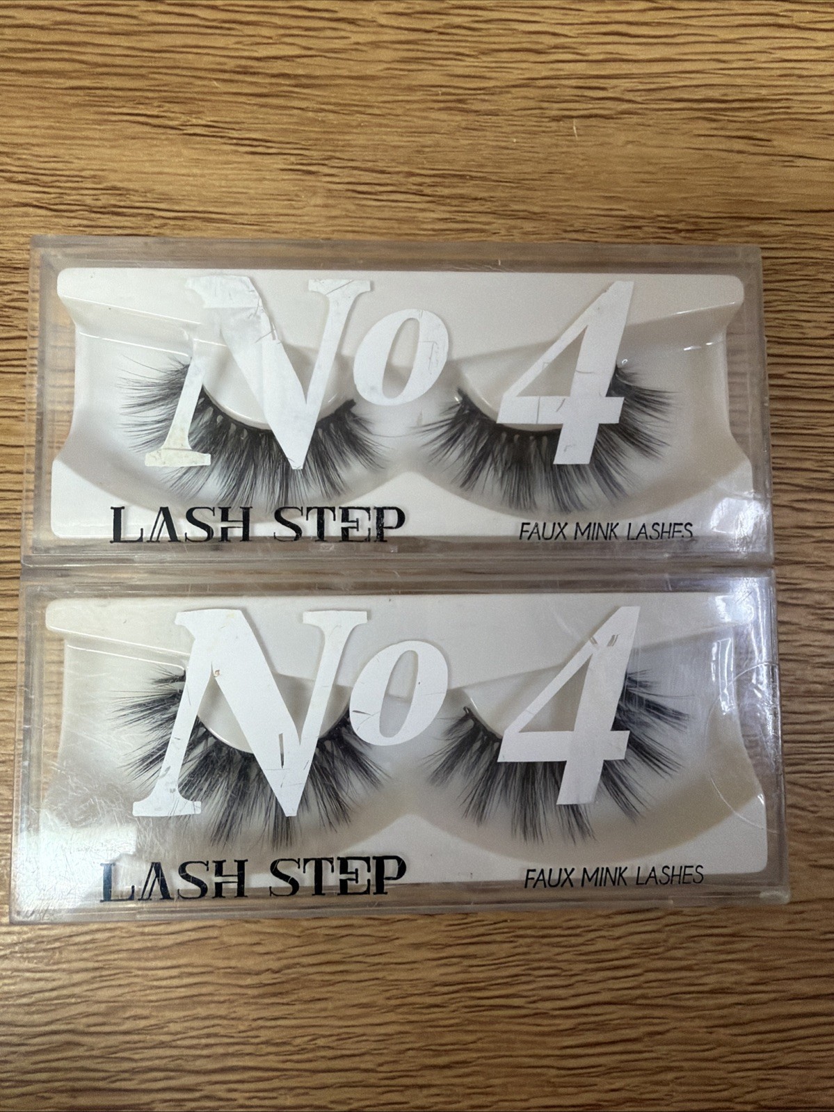 Lash Step Faux Mink Lashes No. 4 False Eyelashes 2 Pack Read*