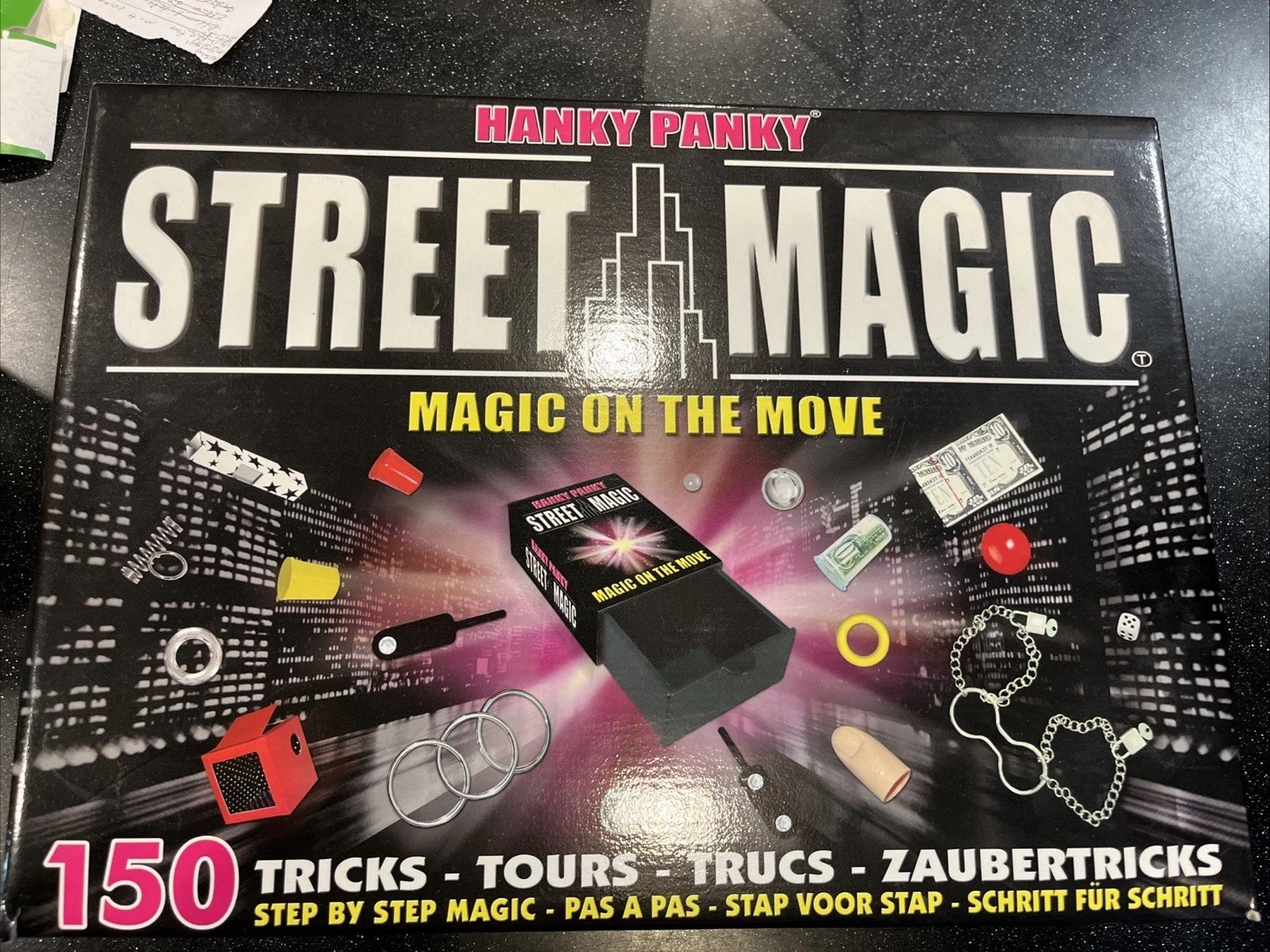 New Hanky Panky Street Magic Set 150 Tricks Step By Step Instructions