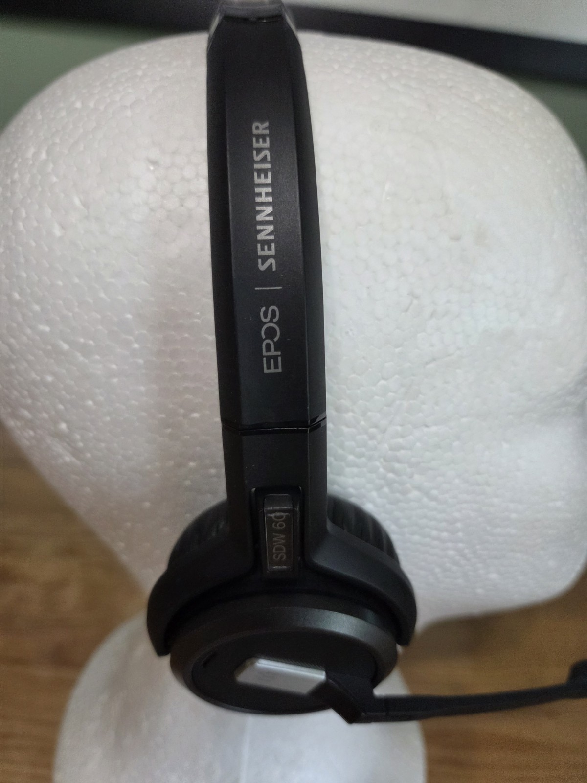EPOS Sennheiser SDW60 Binaural On-Ear DECT Wireless Headset Only Black