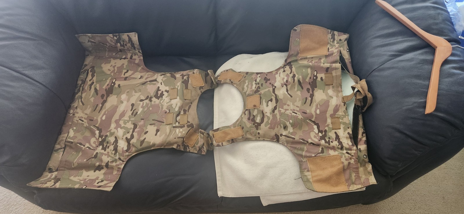 Plate Carrier Soft Armor Level 3A Protection Multicam Pattern