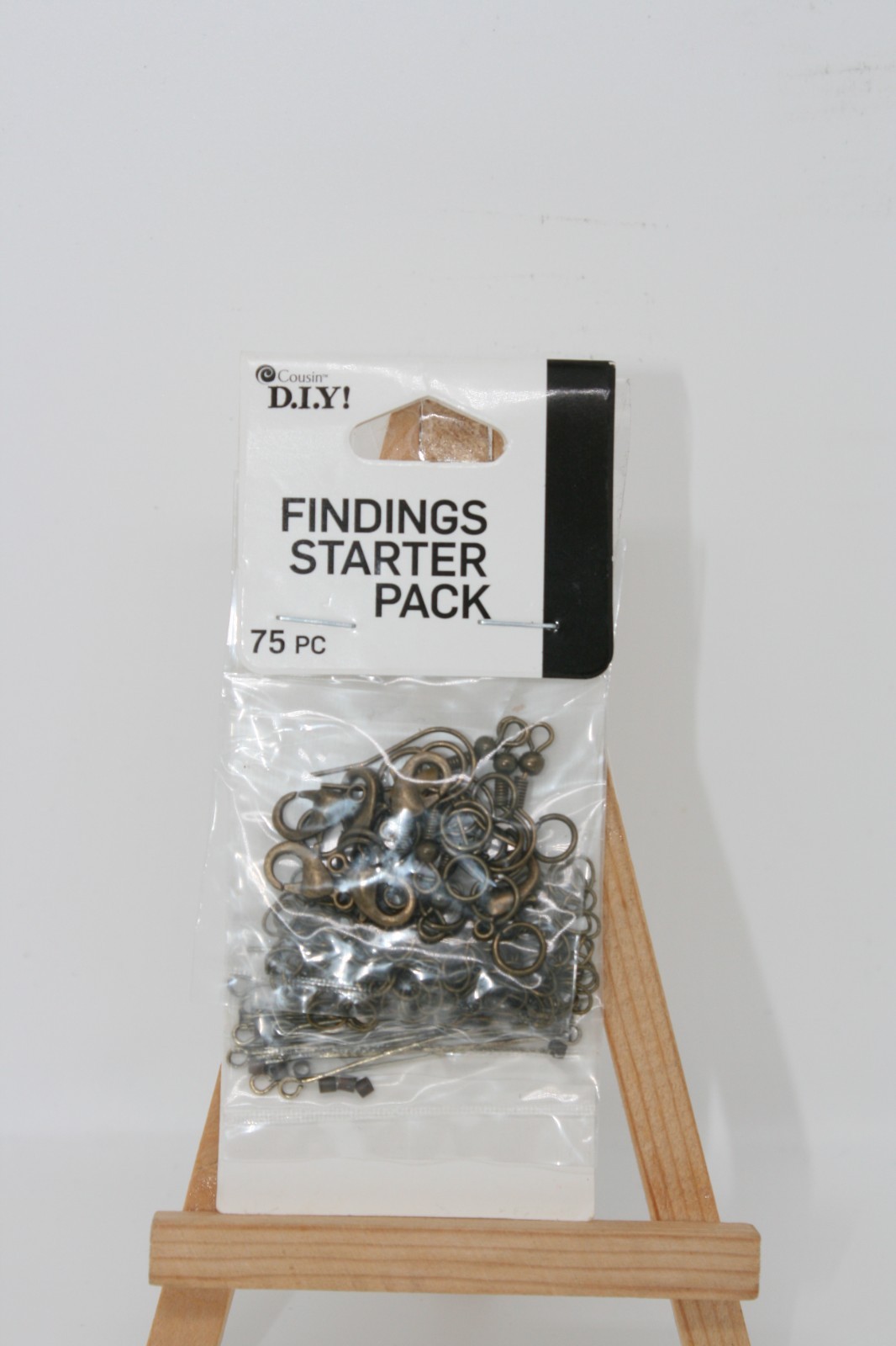 DIY JEWELRY Making 75pcs. Findings Clasps, Jump Rings, Pins