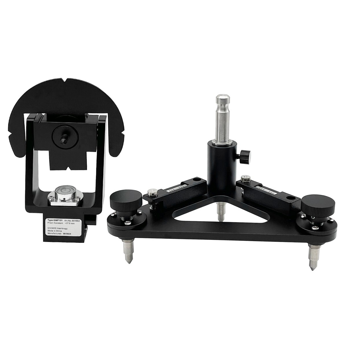 Reflective Prism Tribrach Set GMP101 Mini Tripod Swiss Total Station Surveying