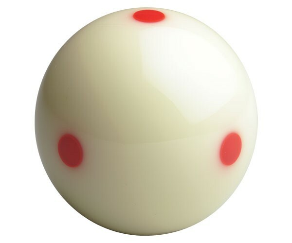 Aramith Pro Cup 6 Red Dot TV 'Measles' Cue Ball