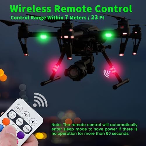 4PCS Wireless Led Strobe Lights for Car,USB Type C Rechargeable Flashing