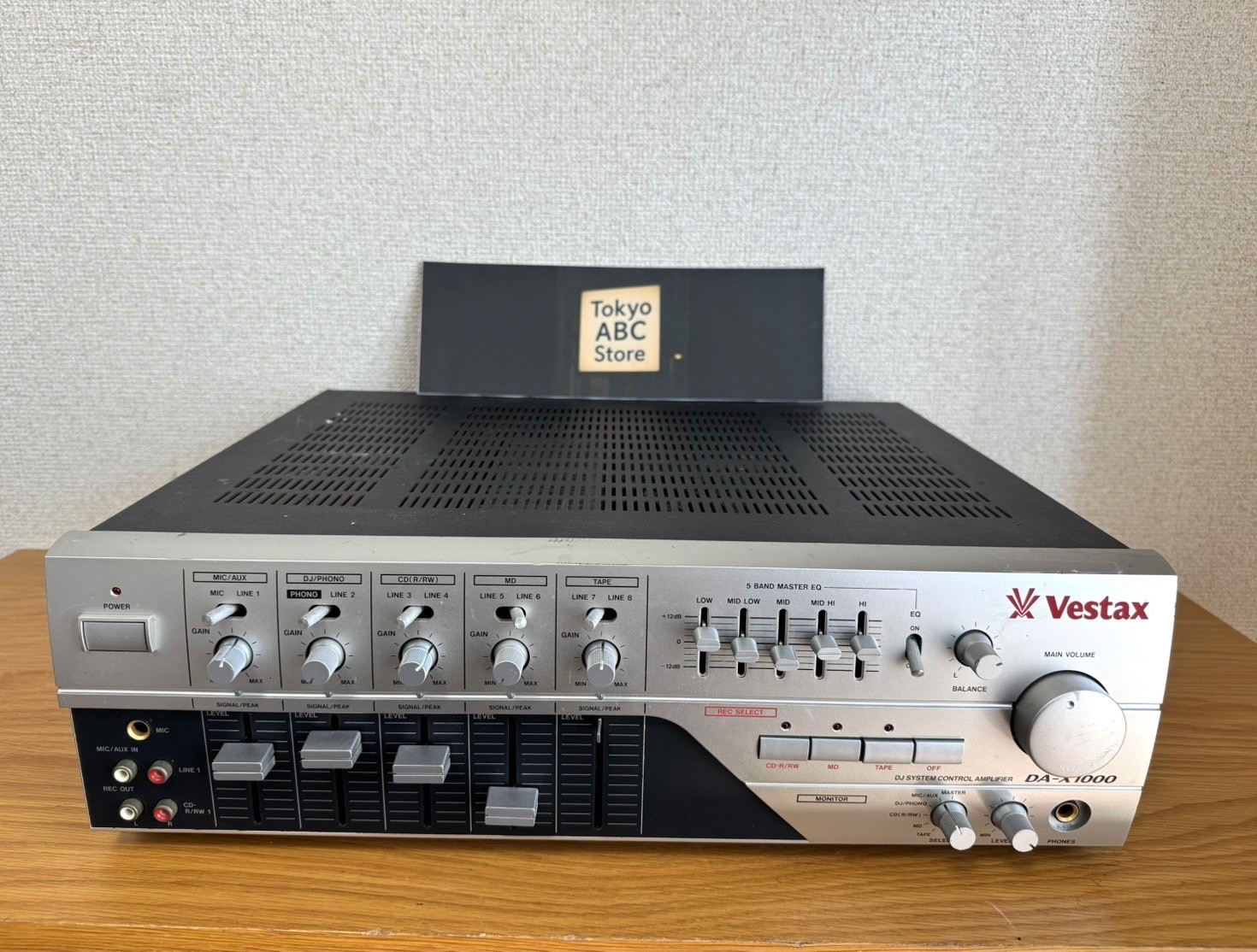 Vestax DJ SYSTEM CONTROL AMPLIFIER DA-X1000 Powermixer free  shipping from japan