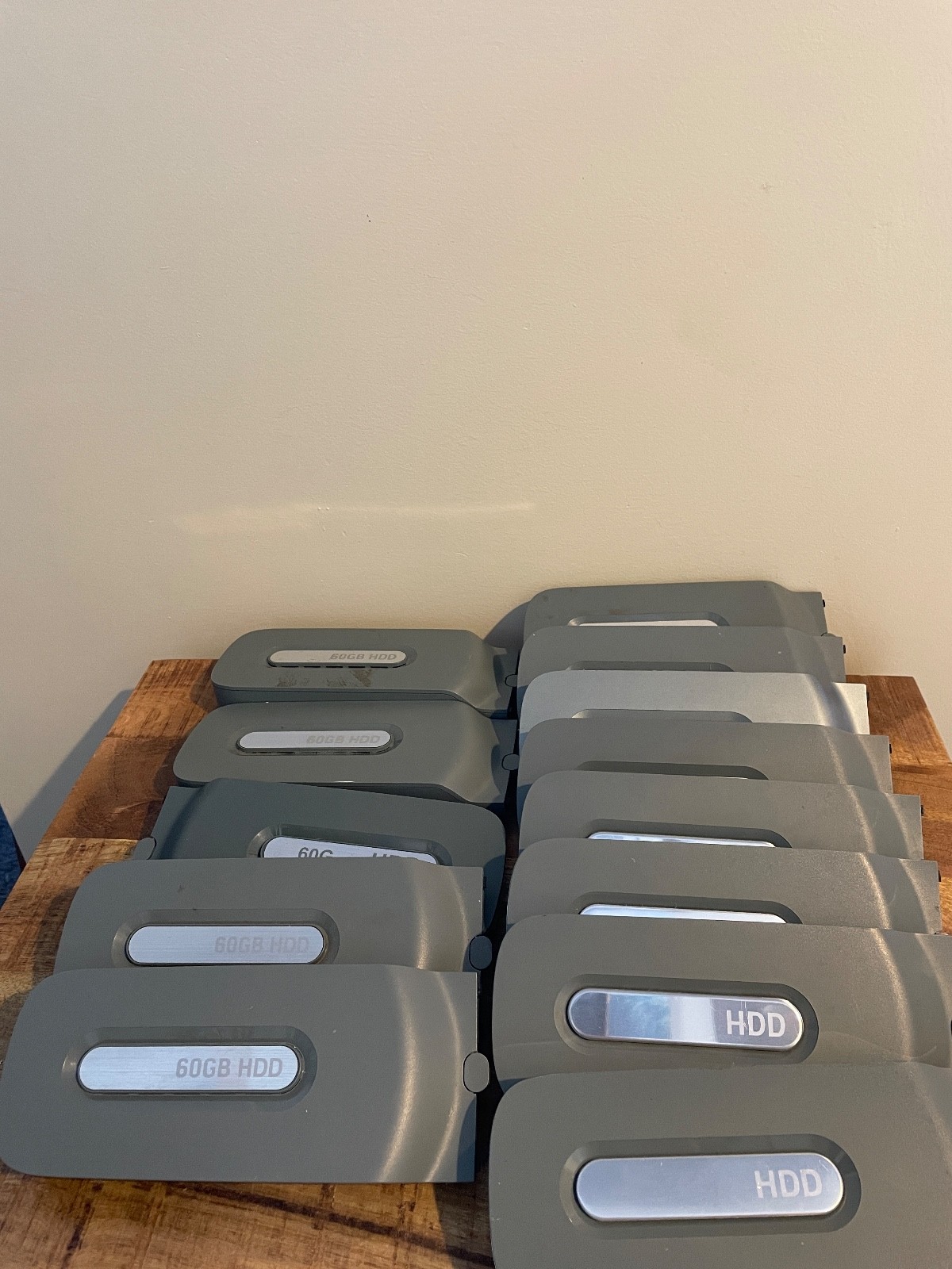 Lot of 12 OEM Microsoft Xbox 360 HardDrive HDD X804675-003 20GB & 60 GB External