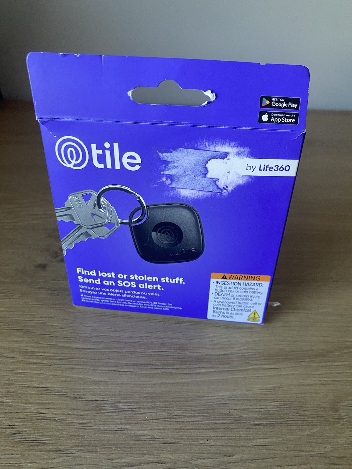 Life360 Tile Bluetooth Tracker for Apple iOS & Android Devices Key Finder