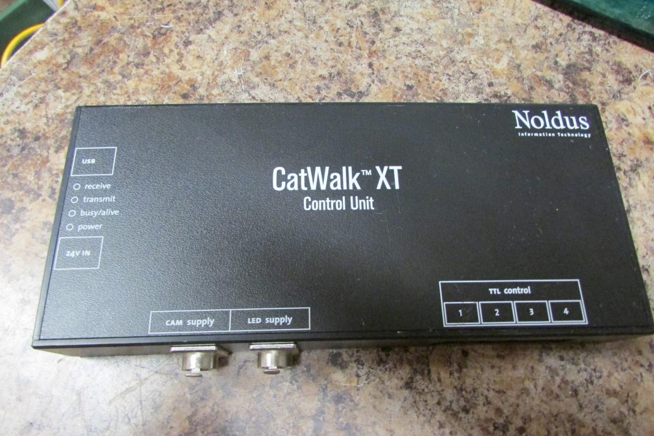 Noldus CatWalk XT Control Unit CWCU-0010 with Power Adapter & Cables/Wires
