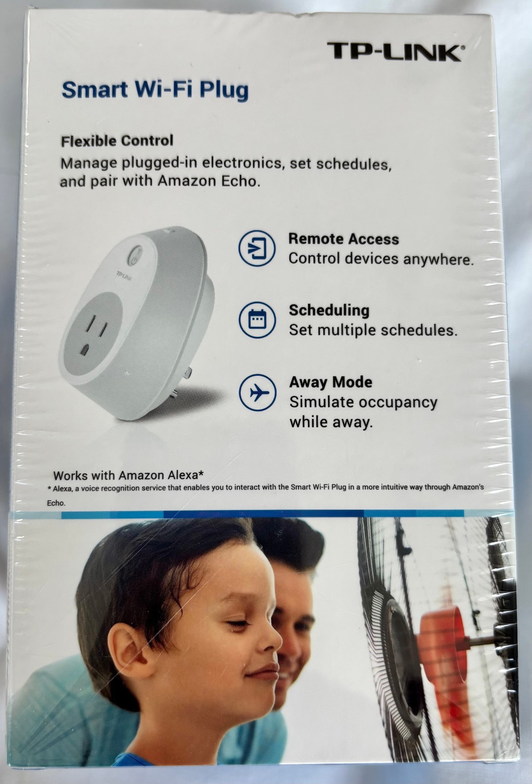 TP-LINK Smart Wi-Fi Plug Remote Access Control Via Google or Alexa New Box