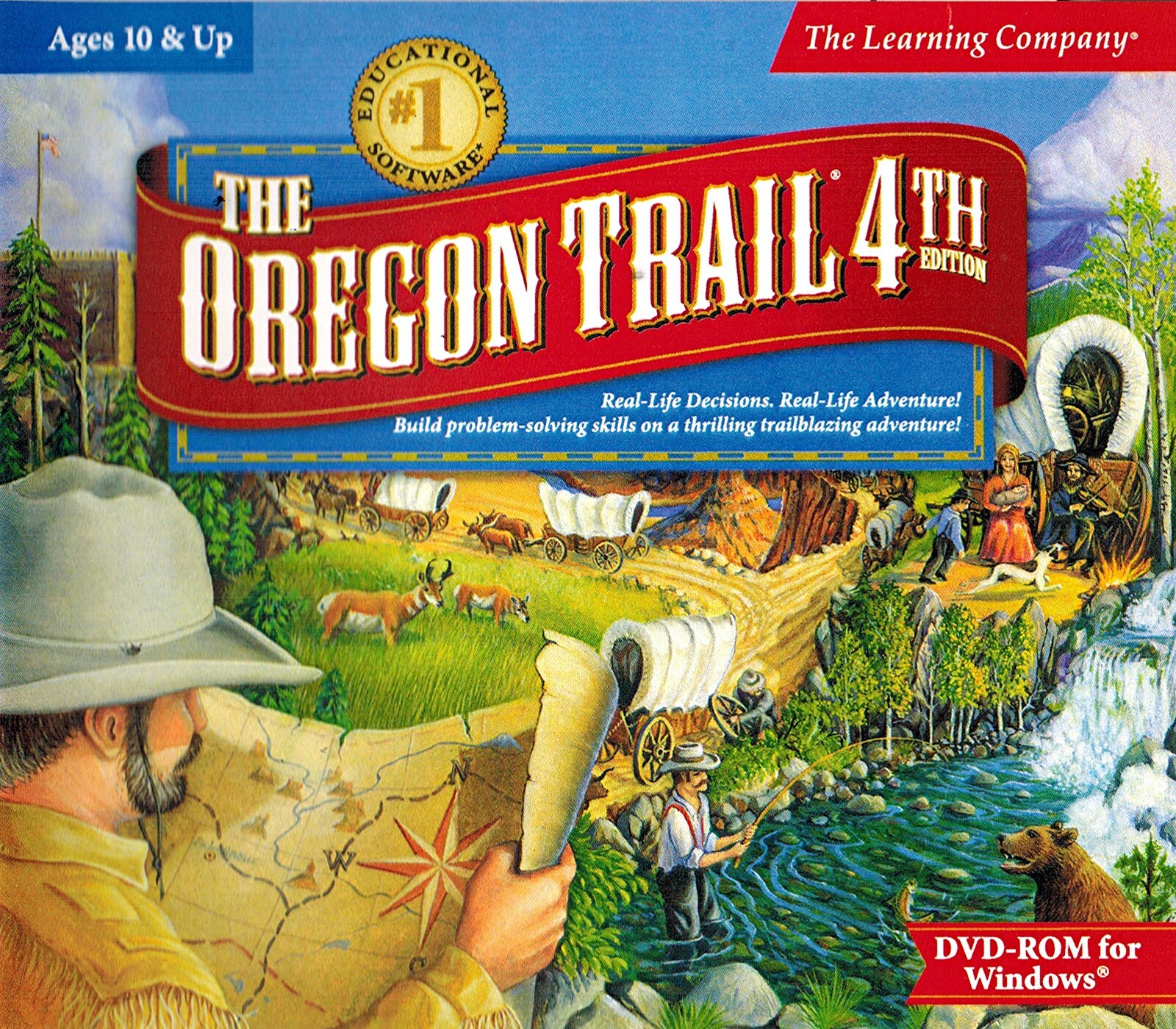 Oregon Trail 4th Edition + Amazon Trail 3rd PC Windows Software Lot 2 Titles