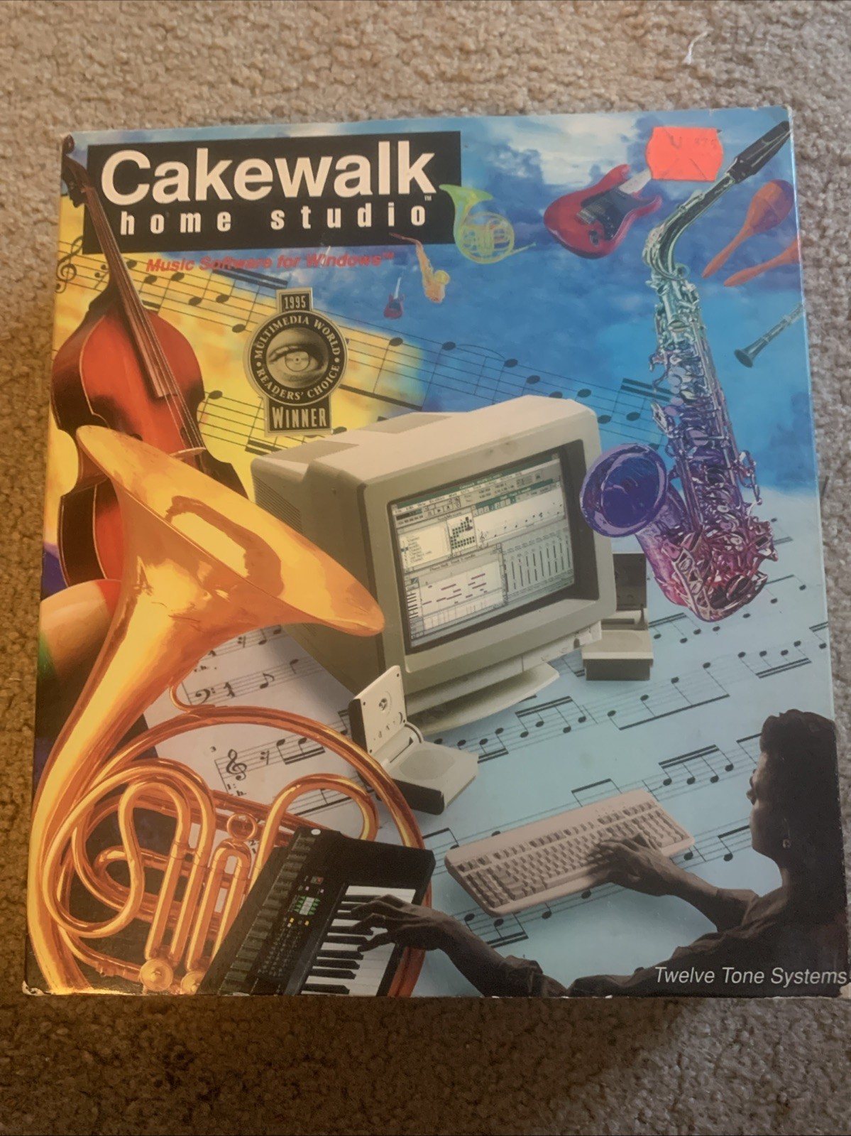 Cakewalk Home Studio 3.0 Windows Floppy Disc Vintage Music MIDI Software